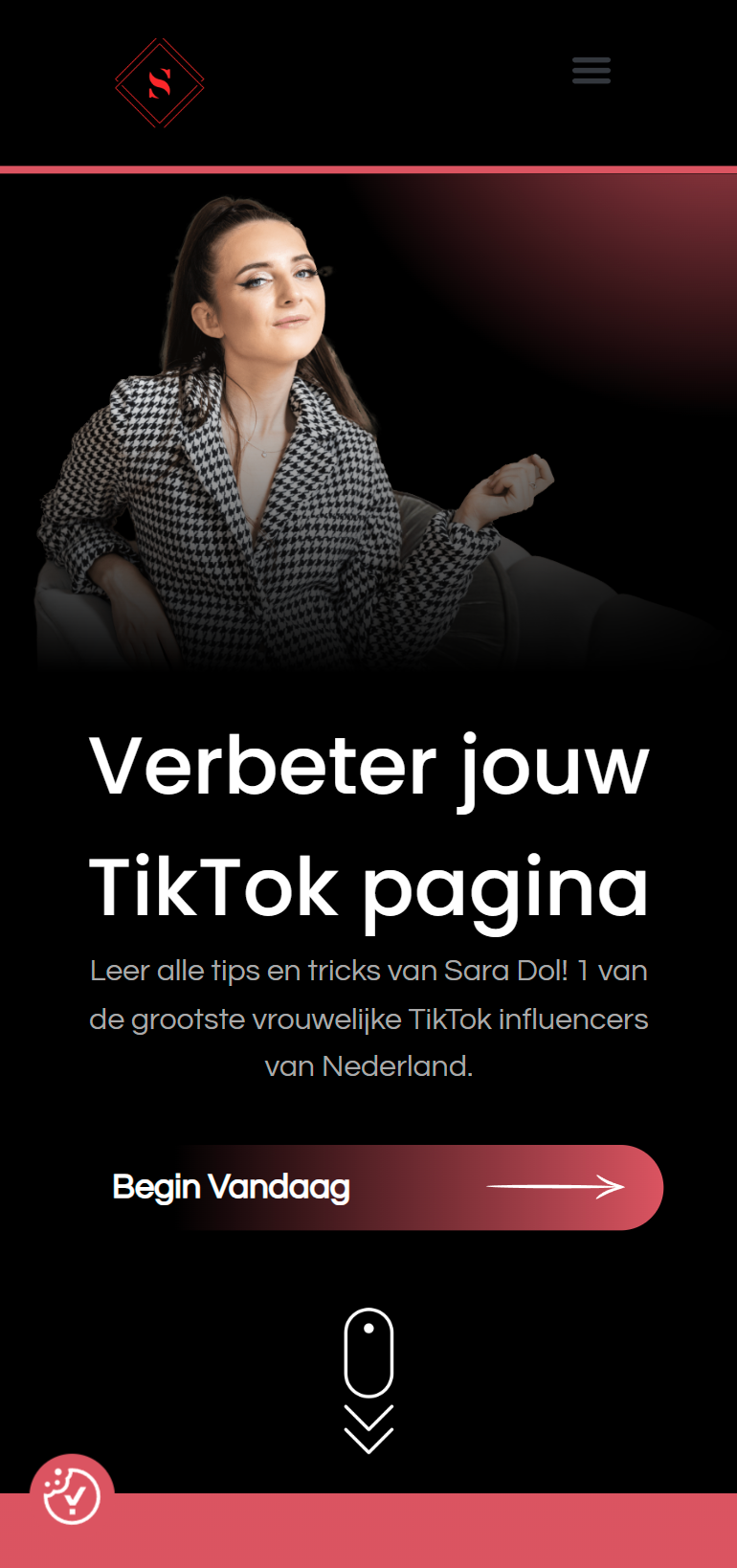 Website design for Sara Dol